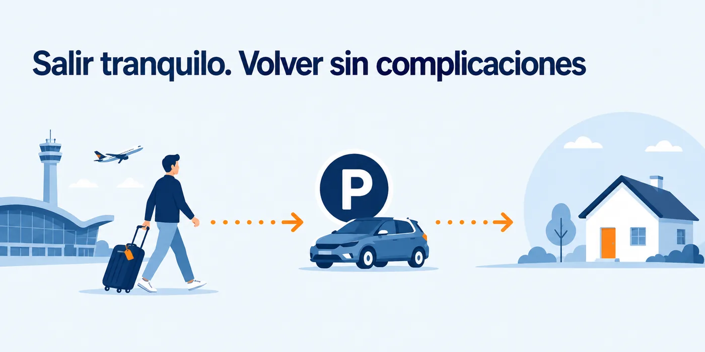 Del aeropuerto al coche y del coche a casa, sin complicaciones